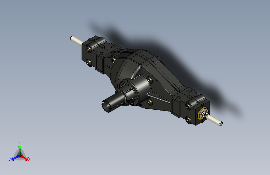 后差速器及桥壳壳总成