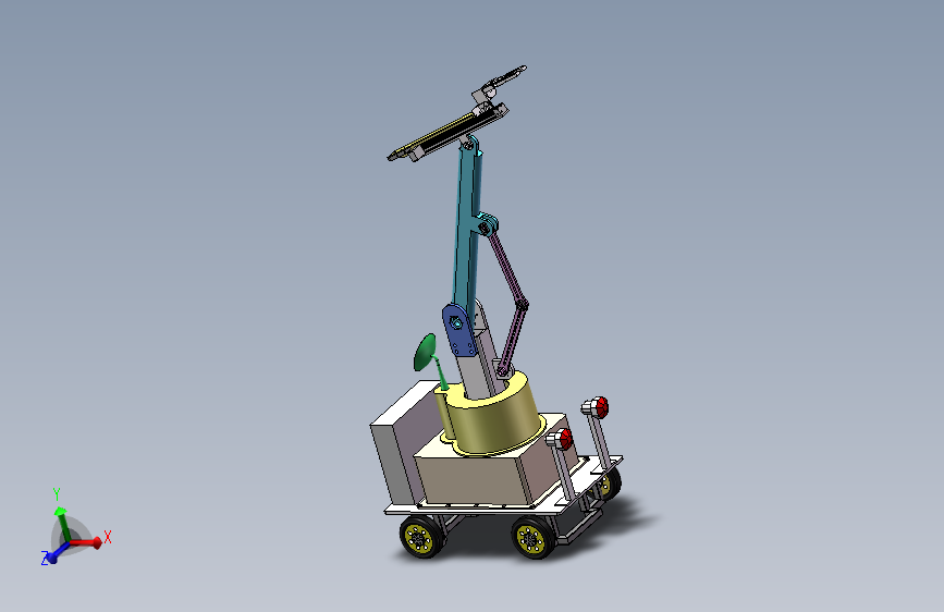 采摘车SW三维图