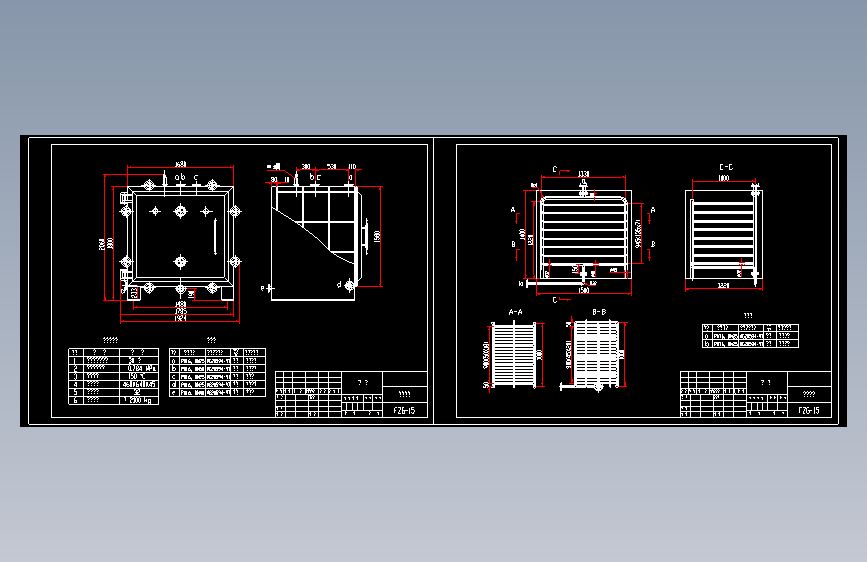 FZG-15型方形真空干燥机