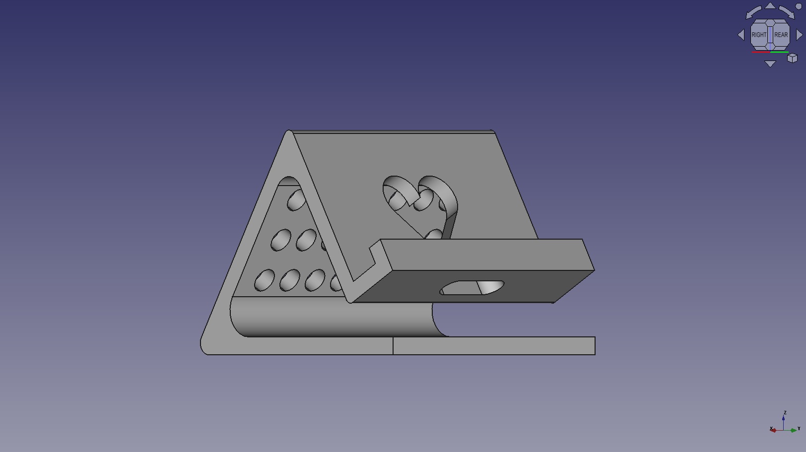 086-手机支架-STEP OBJ