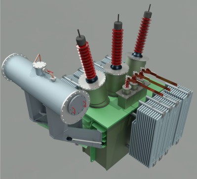 001-变电站-变压器 69-6,9 kV 10 MVA CAD