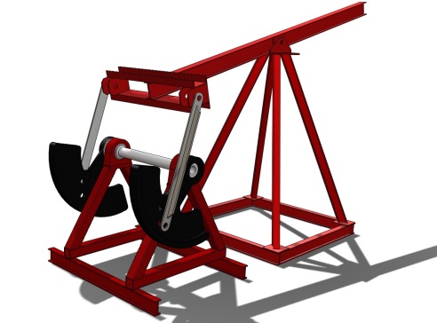 003-油田抽油机-油井钻塔 STEP