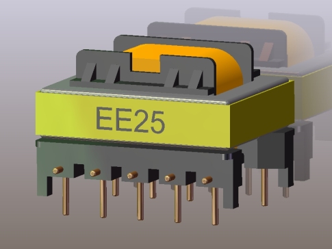 011-变压器-EE25(V5+5p) SW STEP