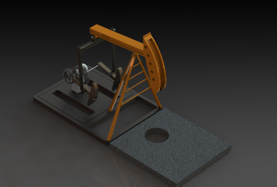 011-油田抽油机-电动驱动采油井架 SW