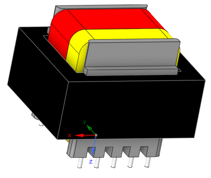 023-变压器-EI-4117 STEP