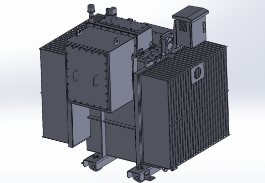 023-变电站-500千伏安GEA变压器 STEP
