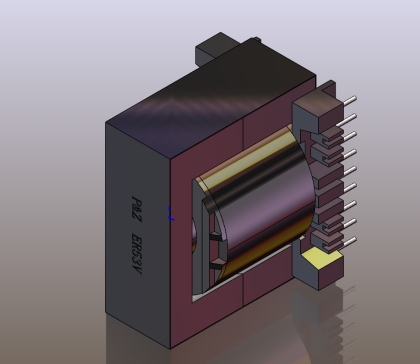 026-变压器-ER53V 9+9 STEP