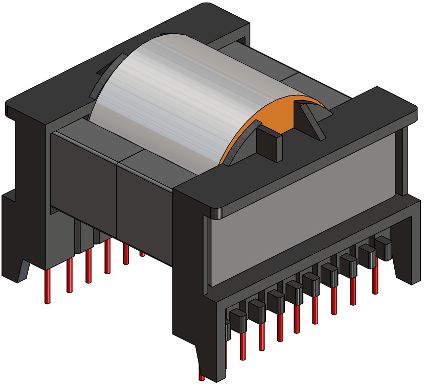 028-变压器-ETD49  SW STEP