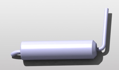 033-消音器-STL CATIA
