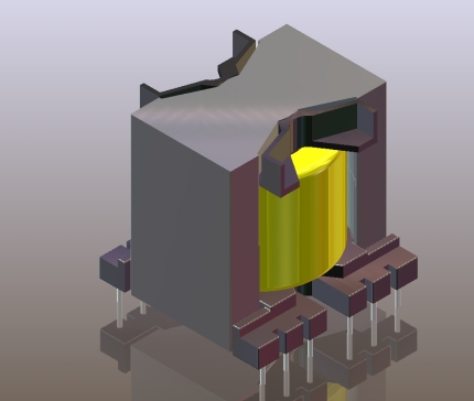 040-变压器-PQ 50_50 STEP