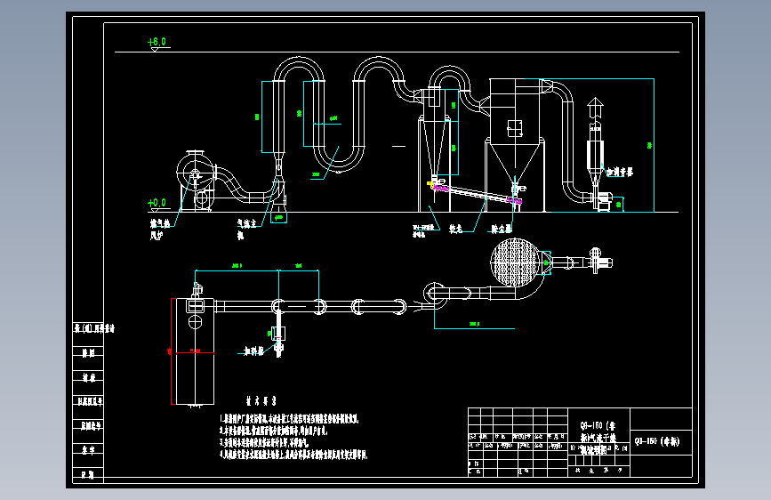 QG-150（非标)气流干燥机流