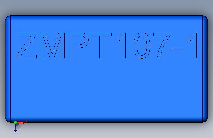 064-变压器-ZMPT107-1 SW STEP 俯视图