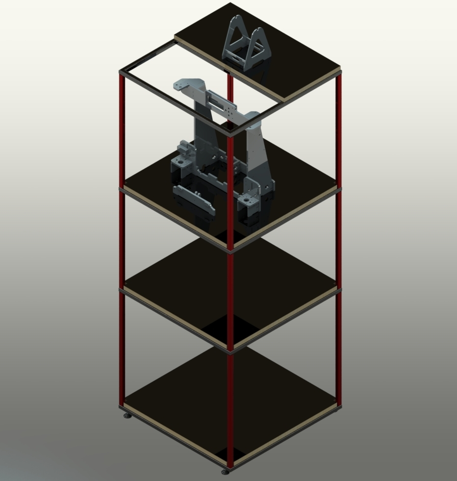 002-储物架-3D打印机支架 SW STEP