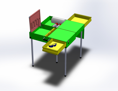 007-工具箱-便携式工具台 STEP