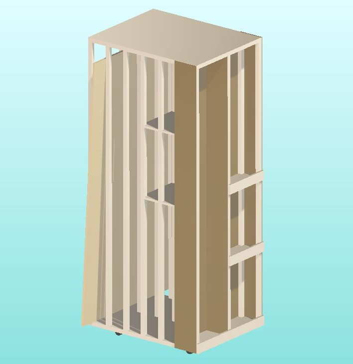 037-储物架-垂直木材架 STEP