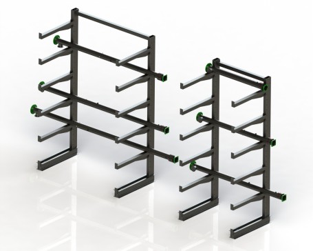 040-储物架-悬臂式储物架 STEP