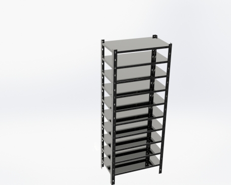 055-储物架-钢制储物架 STEP