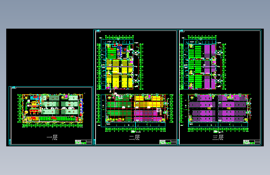 三层楼层隔板式货架加输送线==1564213=125S