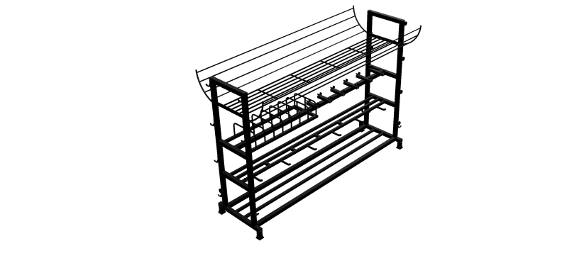 074-储物架-健身器材储物架 STEP