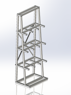 075-储物架-金属立式储物架 SW STEP