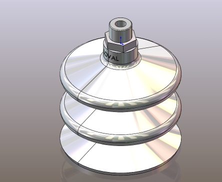 002-吸盘-5波纹管吸盘 STEP