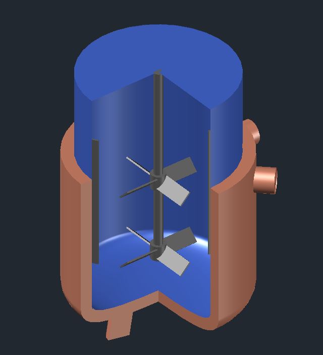 011-搅拌机-带混合器的反应器 STEP