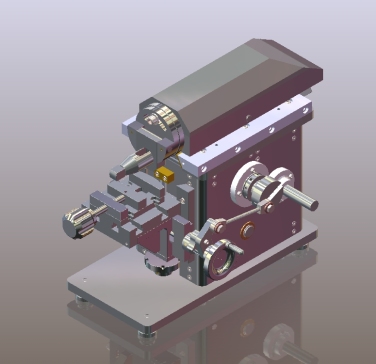 014-牛头刨床-小型金属加工造型机 STEP