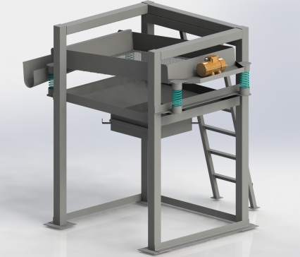 022-筛子-振动筛 STEP