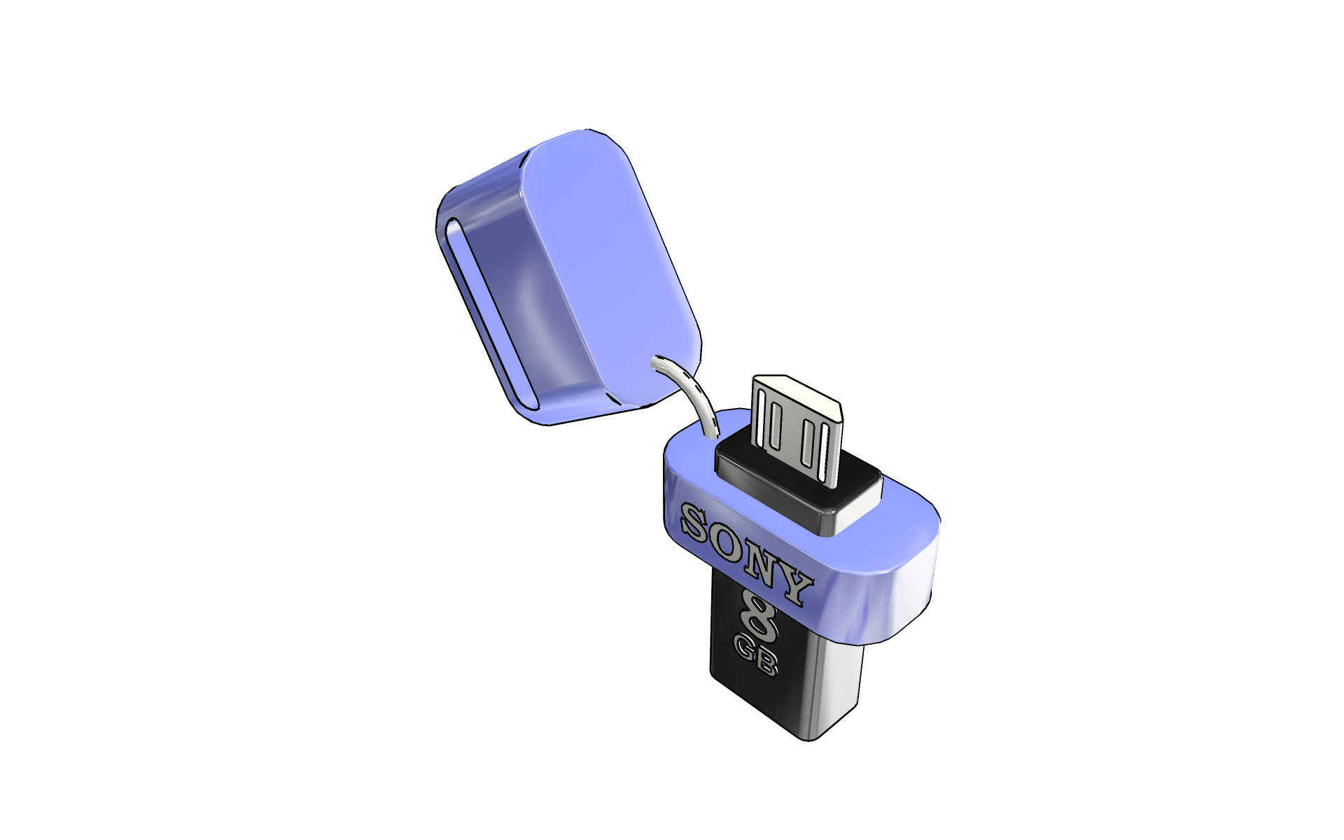 033-U盘-USB 闪存驱动器 STEP