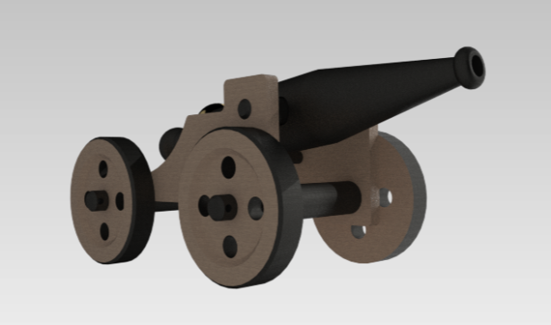 033-大炮-STL