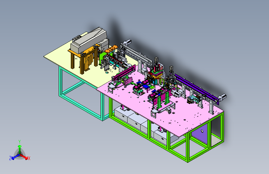 半自动沾锡焊接机（装配图文件名a.asm）