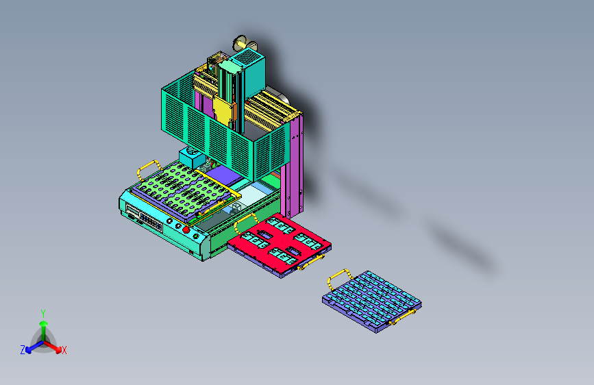 300三轴半自动焊锡机