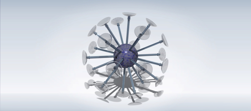 039-吸盘-吸盘球 STEP STL