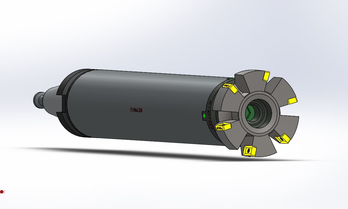 039-铣刀-80mm立铣刀刀体 SW