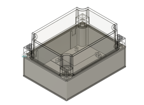 013-防水盒-ABS接线盒 STEP