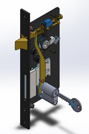 023-锁具-锁的门 SW