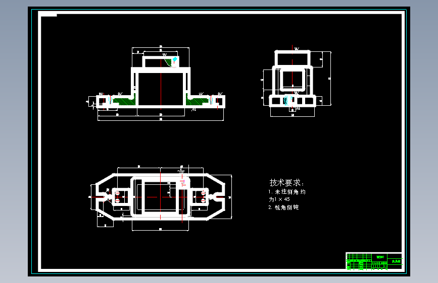 平面铣削自动夹具设计（设计及CAD图纸）==J15===存档