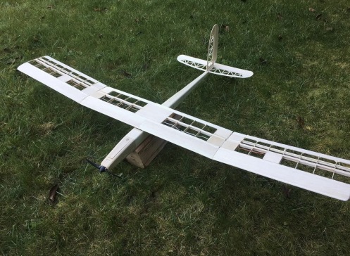 2米级轻木动力滑翔机