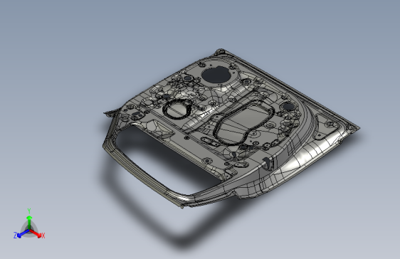 汽车车门曲面造型