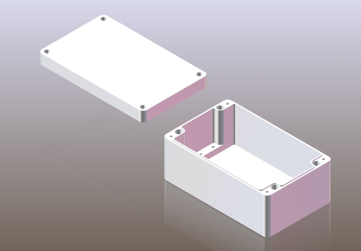 029-防水盒-铝盒.100x160x70 step