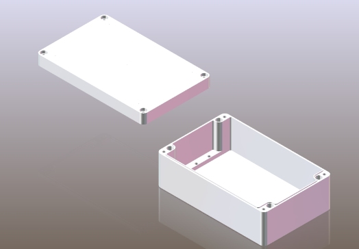 033-防水盒-铝盒.140x220x80 step