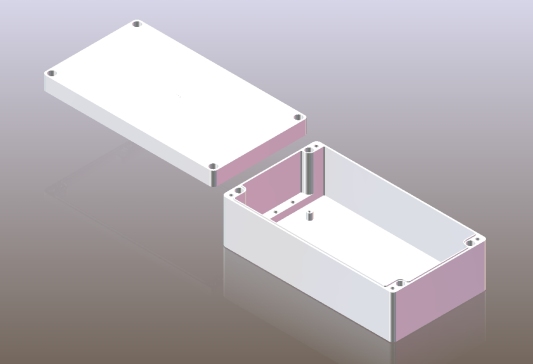 034-防水盒-铝盒.150x270x90 step
