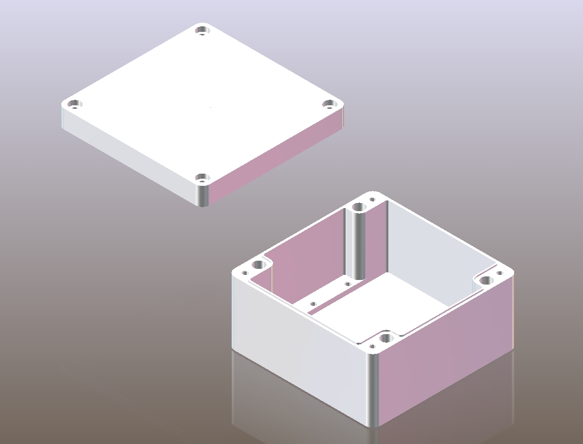 035-防水盒-铝盒.160x160x90 step