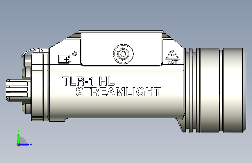 041-手电筒-TLR-1 HL流光手电筒 STEP 左侧视图
