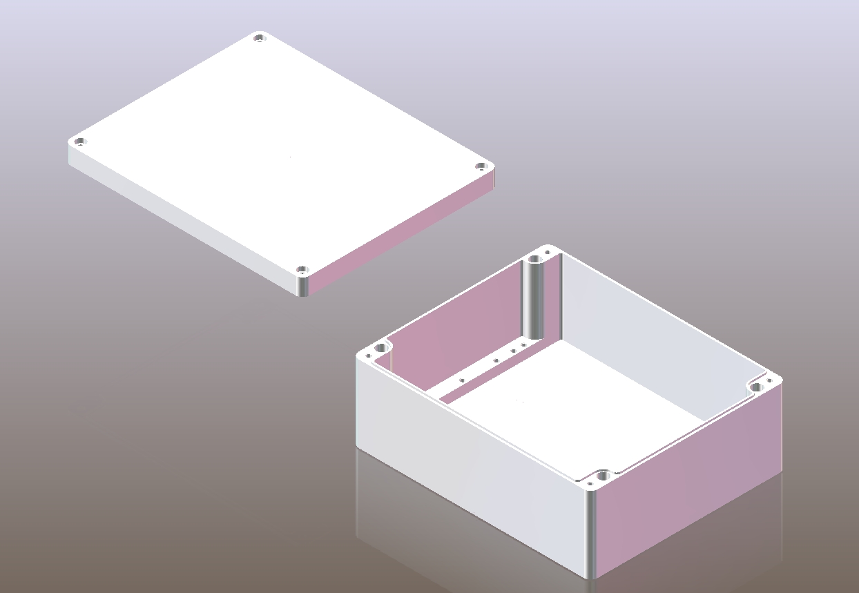 042-防水盒-铝盒.230x280x110 step