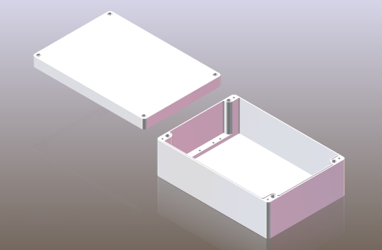 044-防水盒-铝盒.230x330x120 step