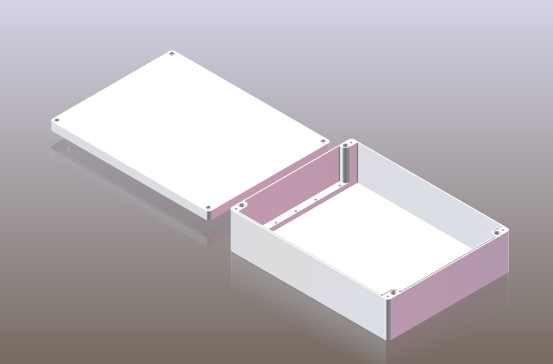 048-防水盒-铝盒.310x403x110 step