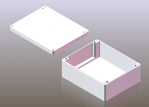 064-防水盒-铸铝接线盒230.280.110 STEP