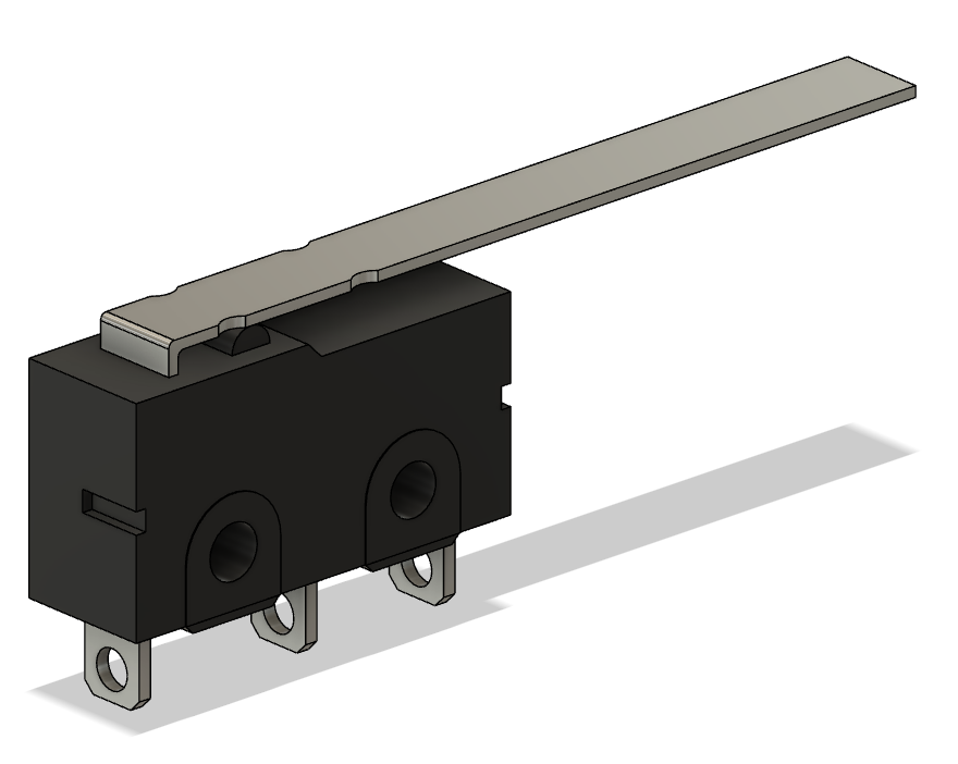 070-微动开关-SPDT 250V 3A 带杠杆 STEP