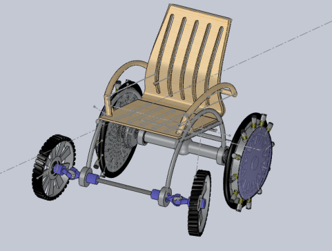 014-爬楼装置-爬楼梯的轮椅 SW